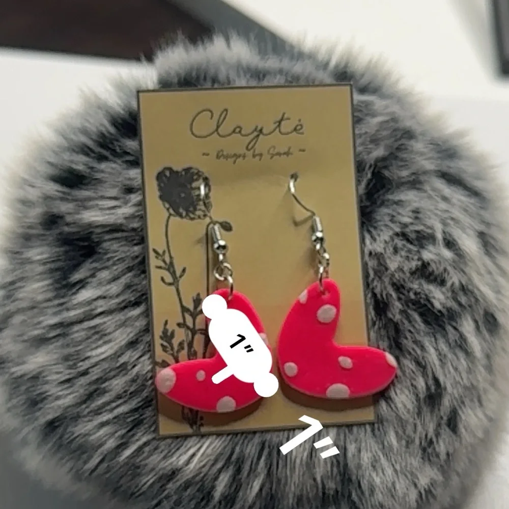 Polymer clay earrings 💖